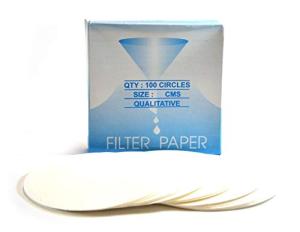 Eisco Labs Qualitative Filter Paper 15cm, 100 Pack