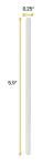 EISCO 12-Pack Polypropylene Stirring Rods - 5.9