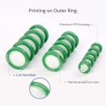 100 Pack Nylon Syringe Filters 0.45μm 13mm