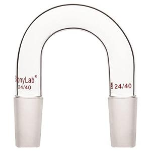 Borosilicate Glass U-Shape Vacuum Adapter 24/40