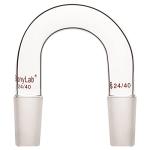 Borosilicate Glass U-Shape Vacuum Adapter 24/40