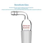StonyLab Glass Bent Inlet Adapter - 5 Packs