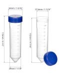 50 Pack of 50mL Screw Cap PP Tubes