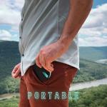 Weekly 7-Day Magnetic Pill Organizer - Teal