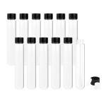 30ml Clear Glass Test Tubes with Screw Caps - 12PCS