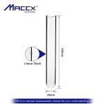 Maccx 14ml Borosilicate Glass Test Tubes - 50 Pack