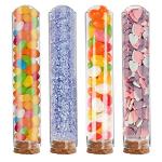 24-Piece Clear Glass Test Tubes with Corks
