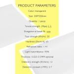 Polydimethylsiloxane Silicone Membrane Sheet 200x250mm