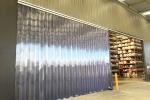 Vinyl Strip Curtain Door Kit - 11 ft Wide