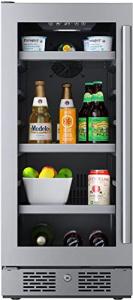 Avallon 15-Inch Wide Beverage Center with LED Light