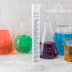 100ml Graduated Plastic Cylinder with Pour Spout