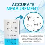 4oz Graduated Measuring Cylinder - Heat & Chemical Resistant