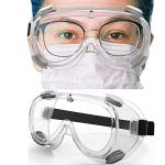 Clear Anti-Fog Safety Goggles for Eyeglass Wearers