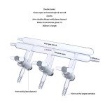 Laboy Glass Double Manifold Vacuum Gas Distributor