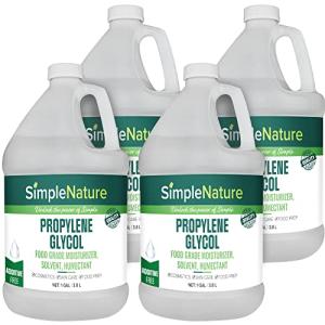 99.9% Pure Food Grade Propylene Glycol - 4 Gallons