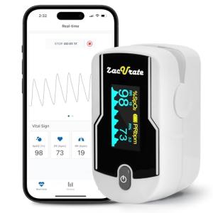 Zacurate 500E-B Wireless Bluetooth Blood Oximeter