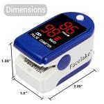 FaceLake FL400 Fingertip Pulse Oximeter with Accessories