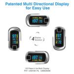 mibest Dual Color OLED Finger Pulse Oximeter