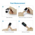 mibest Dual Color OLED Finger Pulse Oximeter