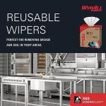 Wypall X60 Multi-Task Cleaning Cloths, 1260 Sheets
