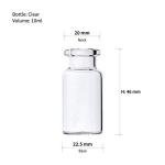 10mL Clear Glass Headspace Vials (Pack of 100)