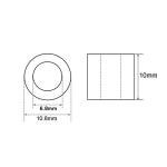 Aluminum Wire Rope Stop Sleeve Ferrule - 30 Pack