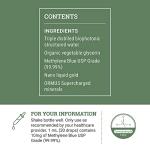 Methylene Blue USP Grade 99.99% with Dropper (2 Oz)