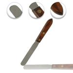 Wood-Handled Lab Spatula with Stainless Blade 5