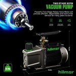 Hilmor 12 CFM HVAC Vacuum Pump, 120V