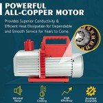 Kozyvacu Single-Stage HVAC Vacuum Pump - 4.5 CFM