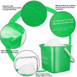 4-Pack 3 Quart Square Cleaning Buckets with Handle