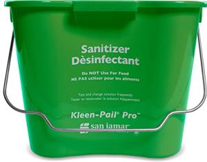 San Jamar 8 Quart Green Cleaning Bucket