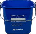 San Jamar Blue 6-Quart Cleaning Bucket