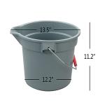 Ramddy 14 Quart Heavy Duty Cleaning Pail - 4 Pack