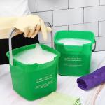6-Pack 6-Quart Green Cleaning Buckets for All Uses