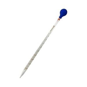 Edu-Labs Graduated Glass Transfer Pipette with Bulb