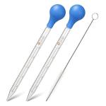 Glass Graduated Dropper Pipettes with Cleaning Brush