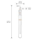 XCD Glass Vacuum Cold Trap Bubbler, 200 mm