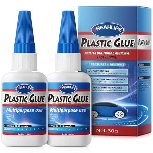 Strong Plastic Repair Super Glue - 30g x 2