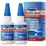 Strong Plastic Repair Super Glue - 30g x 2