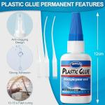 Strong Plastic Repair Super Glue - 30g x 2