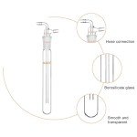 XCD Glass Vacuum Cold Trap Bubbler, 200 mm
