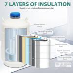20L Aluminum Alloy Liquid Nitrogen Dewar