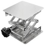 Stainless Steel Scissor Lab Jack Platform 6"x6