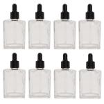 50ml Glass Dropper Bottles for Essential Oils (8pcs)