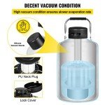 3L Aluminum Liquid Nitrogen Dewar with Canisters