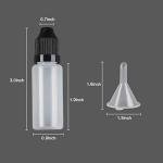 15ml Thin Tip Dropper Bottles - 50 Pack