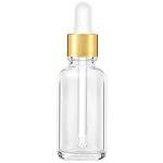 24-Pack 2 oz Clear Glass Dropper Bottles