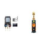 Testo 550s App-Controlled Digital HVAC Manifold Kit