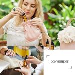 100 Pcs Mini Glass Dropping Bottles with Caps